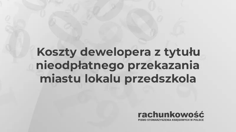 Finansowanie projektu deweloperskiego