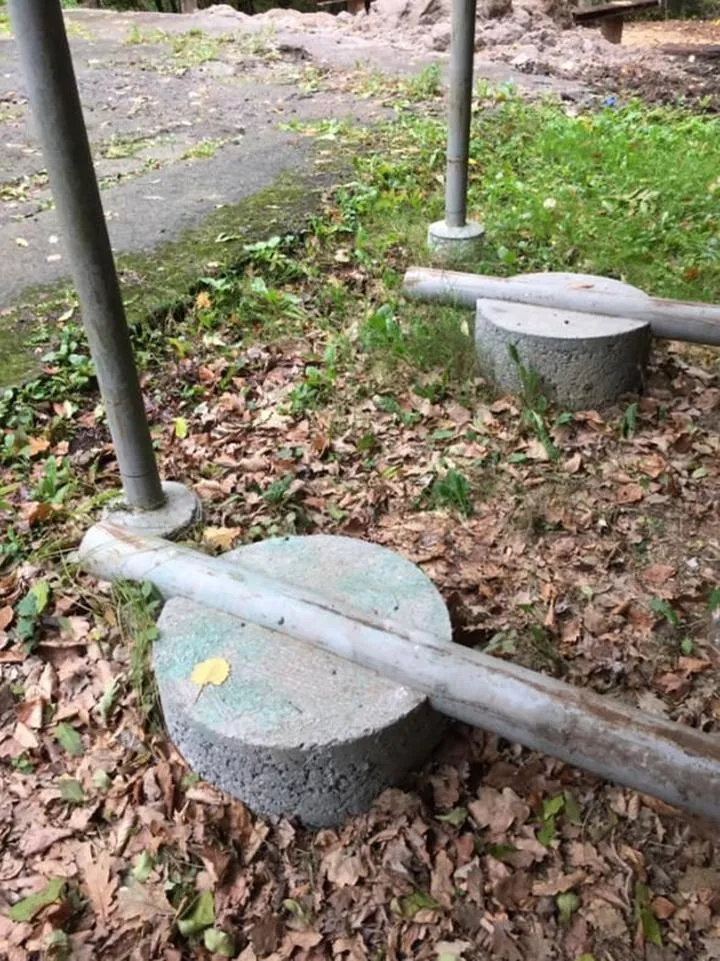 Fundament punktowy pod taras