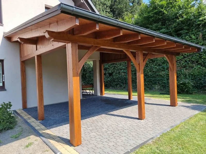 Fundamenty i wykończenie wiaty